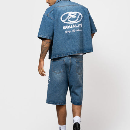 Equalite Equalite Denim Jacket Boxy Arid SS26 Blue