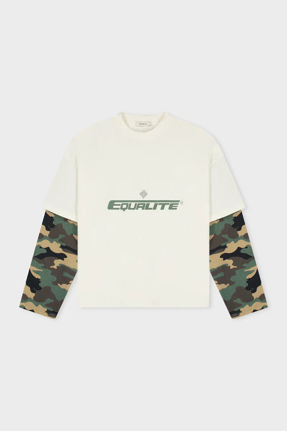 Equalite Equalite Double Layered Enzo SS26 Off-White/Camo