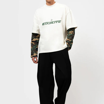 Equalite Equalite Double Layered Enzo SS26 Off-White/Camo
