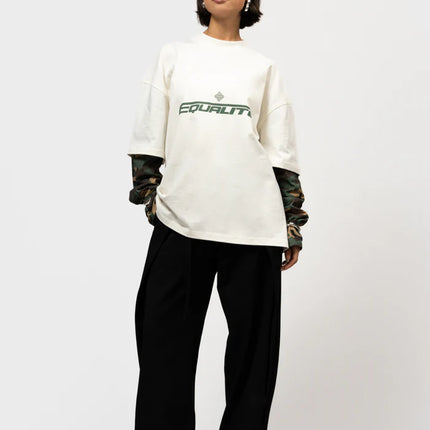 Equalite Equalite Double Layered Enzo SS26 Off-White/Camo