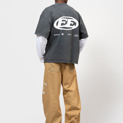 Equalite Equalite Double Layered Enzo SS26 Washed Grey/White