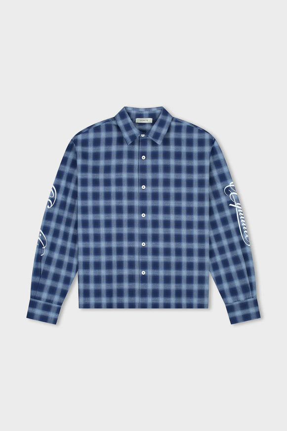 Equalite Equalite Flannel Shirt SS26 Blue