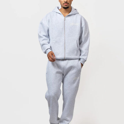 Equalite Equalite Full Zip Hoodie Oliver FW25 Melange Grey