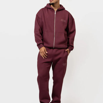 Equalite Equalite Full Zip Hoodie Societe 2.0 FW25 Burgundy