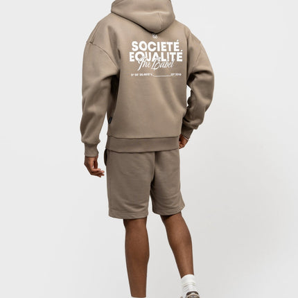 Equalite Equalite Full Zip Hoodie Societe 2.0 FW25 Taupe