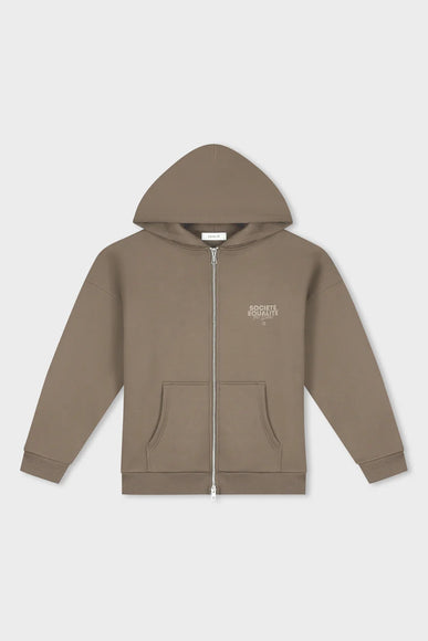 Equalite Equalite Full Zip Hoodie Societe 2.0 FW25 Taupe