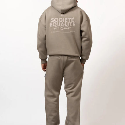 Equalite Equalite Full Zip Hoodie Societe 2.0 FW25 Taupe