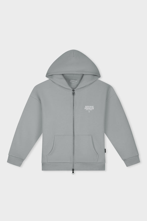 Equalite Equalite Full Zip Hoodie Societe 2.0 SS26 Grey