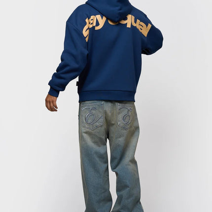 Equalite Equalite Full Zip Hoodie Stay Equal FW26 Navy