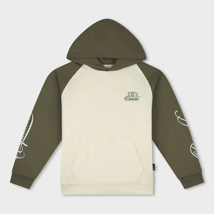 Equalite Equalite Hoodie Oversized Jett Raglan FW26 Off White/Green