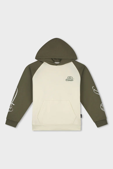 Equalite Equalite Hoodie Oversized Jett Raglan FW26 Off White/Green