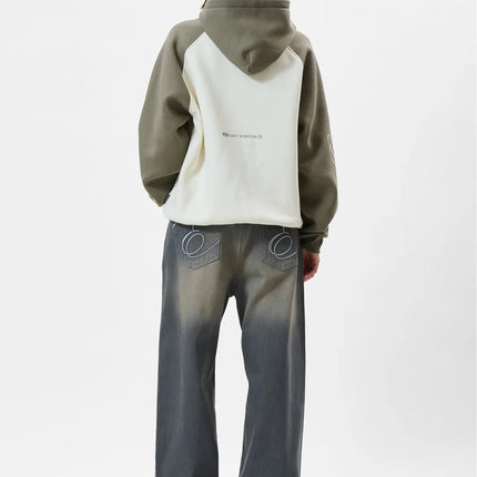 Equalite Equalite Hoodie Oversized Jett Raglan FW26 Off White/Green