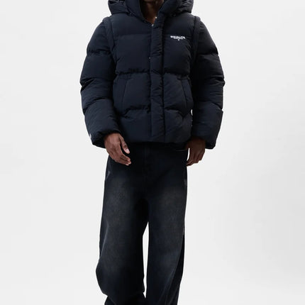 Equalite Equalite Jacket Puffer 2 in 1 Societe FW26 Black