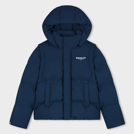 Equalite Equalite Jacket Puffer 2 in 1 Societe FW26 Navy