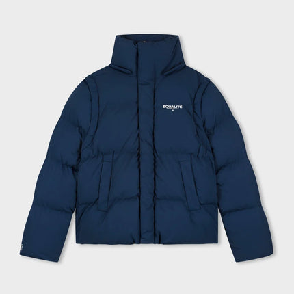 Equalite Equalite Jacket Puffer 2 in 1 Societe FW26 Navy