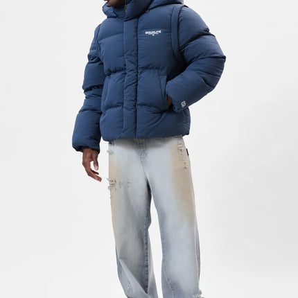 Equalite Equalite Jacket Puffer 2 in 1 Societe FW26 Navy