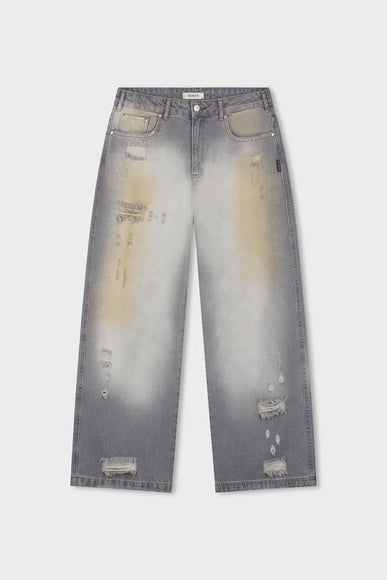 Equalite Equalite Jeans Baggy Lemi FW26 Blue White Dirty Wash