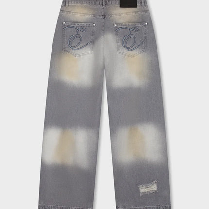 Equalite Equalite Jeans Baggy Lemi FW26 Blue White Dirty Wash