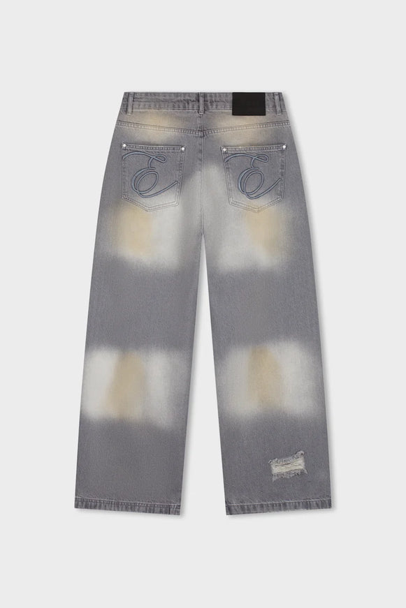 Equalite Equalite Jeans Baggy Lemi FW26 Blue White Dirty Wash