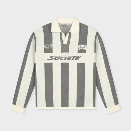Equalite Equalite Knit Longsleeve Louis Jersey SS26 Off-White/Grey