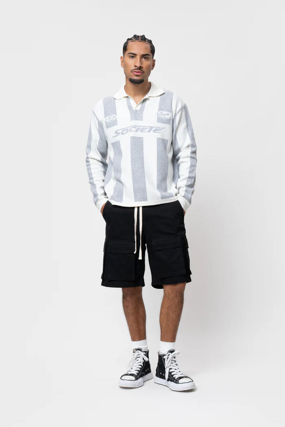 Equalite Equalite Knit Longsleeve Louis Jersey SS26 Off-White/Grey