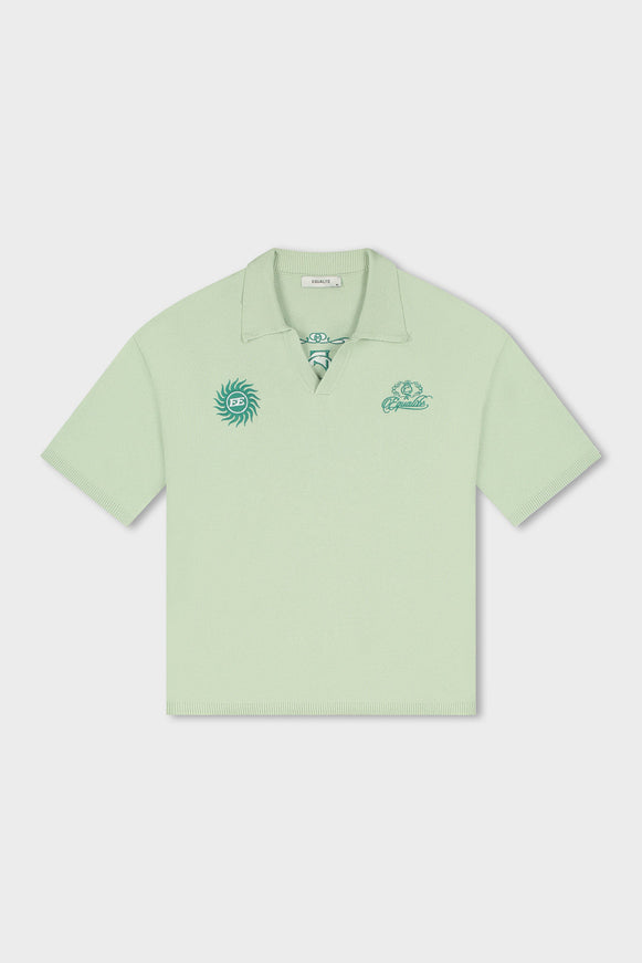 Equalite Equalite Knit Polo Beau SS26 Soft Light Green
