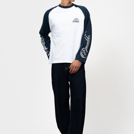 Equalite Equalite Longesleeve Jett Raglan SS26 Off-White/Navy