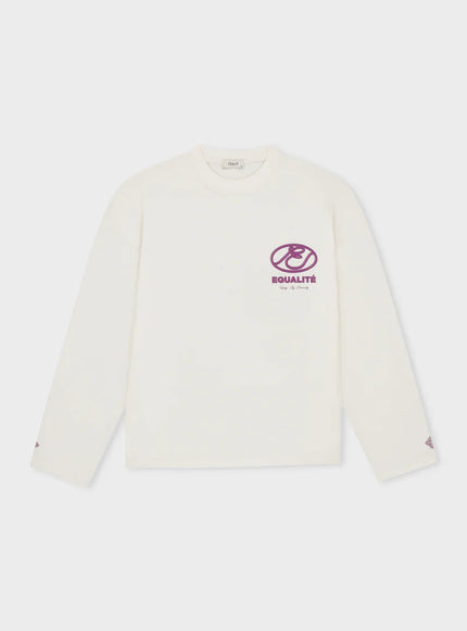 Equalite Equalite Longsleeve Arid FW25 Off White/Deep Purple