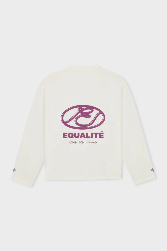 Equalite Equalite Longsleeve Arid FW25 Off White/Deep Purple