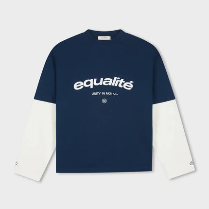 Equalite Equalite Longsleeve Double Layer Celeste FW26 Navy