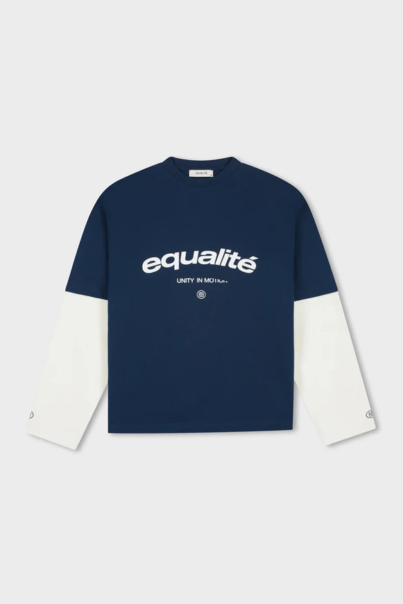 Equalite Equalite Longsleeve Double Layer Celeste FW26 Navy
