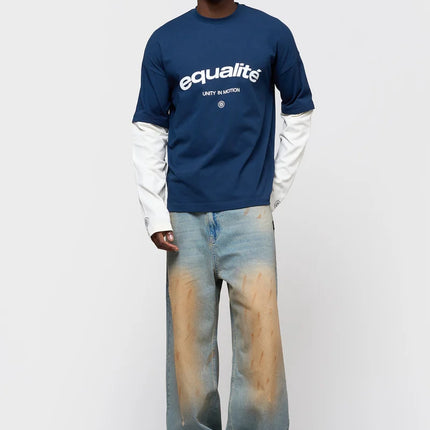 Equalite Equalite Longsleeve Double Layer Celeste FW26 Navy