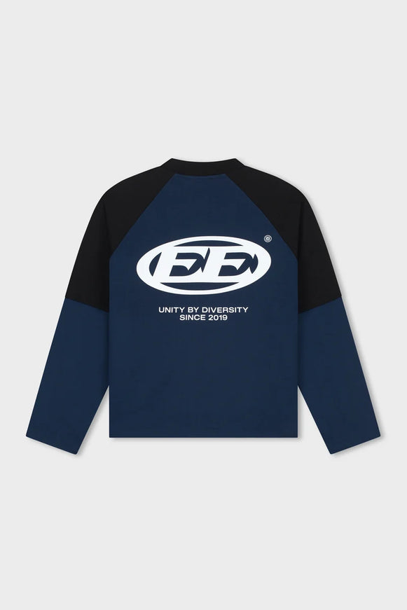 Equalite Equalite Longsleeve Double Layer Dante FW26 Navy/Off White