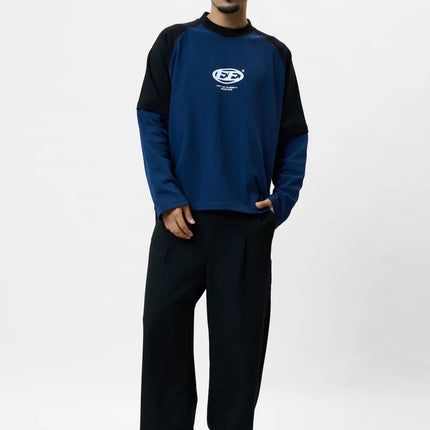 Equalite Equalite Longsleeve Double Layer Dante FW26 Navy/Off White
