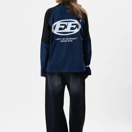 Equalite Equalite Longsleeve Double Layer Dante FW26 Navy/Off White