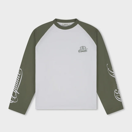 Equalite Equalite Longsleeve Jett Raglan FW26 White/Basel Green