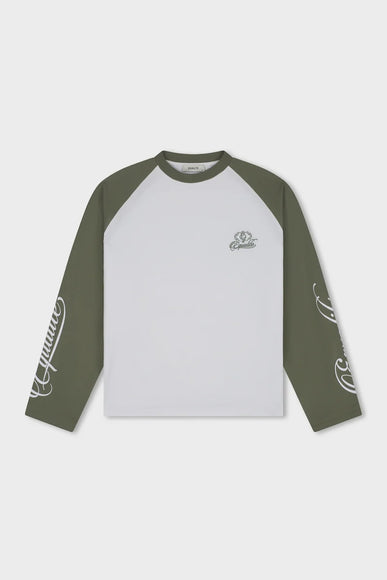 Equalite Equalite Longsleeve Jett Raglan FW26 White/Basel Green