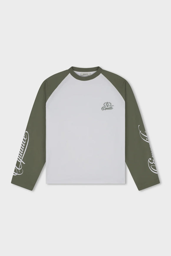 Equalite Equalite Longsleeve Jett Raglan FW26 White/Basel Green