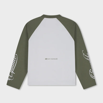 Equalite Equalite Longsleeve Jett Raglan FW26 White/Basel Green