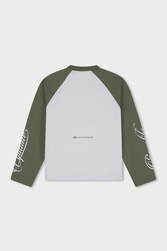 Equalite Equalite Longsleeve Jett Raglan FW26 White/Basel Green