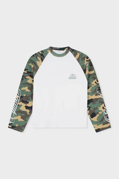 Equalite Equalite Longsleeve Jett Raglan SS26 Off-White/Camo