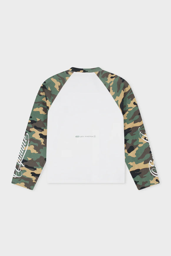 Equalite Equalite Longsleeve Jett Raglan SS26 Off-White/Camo