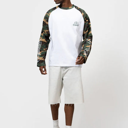 Equalite Equalite Longsleeve Jett Raglan SS26 Off-White/Camo