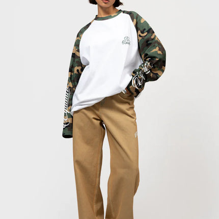 Equalite Equalite Longsleeve Jett Raglan SS26 Off-White/Camo