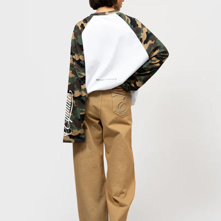 Equalite Equalite Longsleeve Jett Raglan SS26 Off-White/Camo