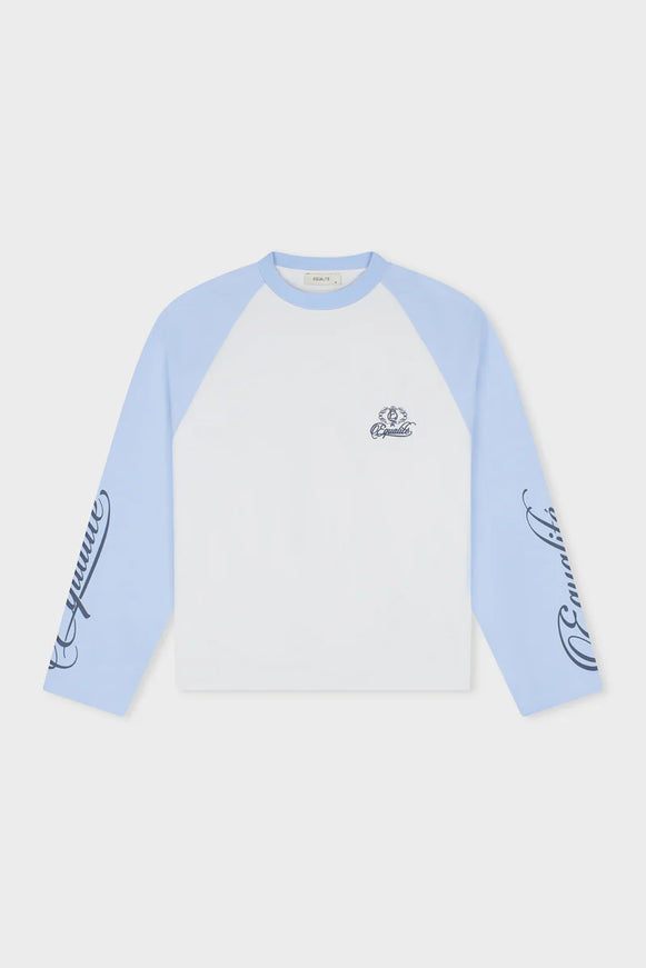 Equalite Equalite Longsleeve Jett Raglan SS26 Off White/Light Blue