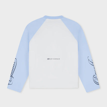 Equalite Equalite Longsleeve Jett Raglan SS26 Off White/Light Blue