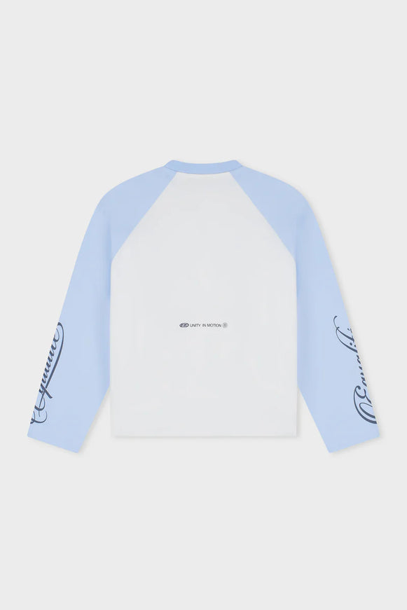 Equalite Equalite Longsleeve Jett Raglan SS26 Off White/Light Blue