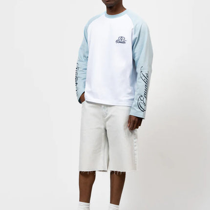 Equalite Equalite Longsleeve Jett Raglan SS26 Off White/Light Blue