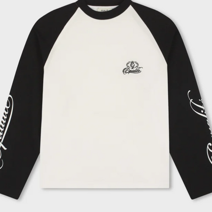 Equalite Equalite Longsleeve Jett Raglan SS26 White/Black